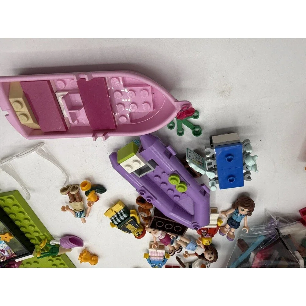 Huge Lego Friends & More Loose Lot w/ Minifigures 7.6lbs : Horses Barn Balloon +